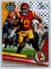 2023 1st Bowman University Chrome X-Fractor Korey Foreman #190 USC